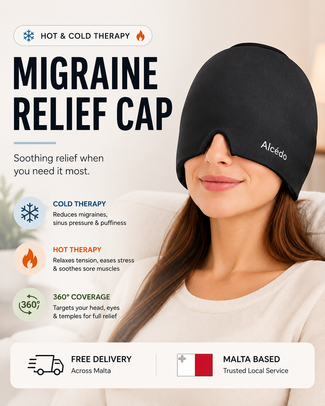 Migraine Relief Cap